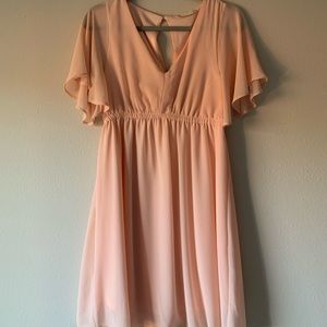 Alter’d State Empire Waist Soft Pink Dress- Size M